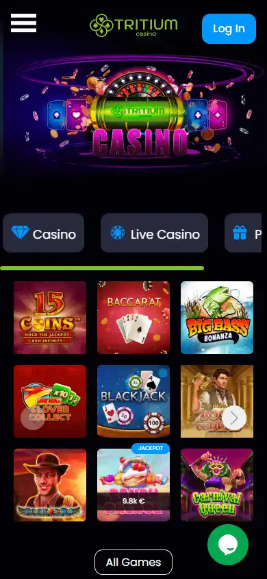 Tritium Casino screenshot 4