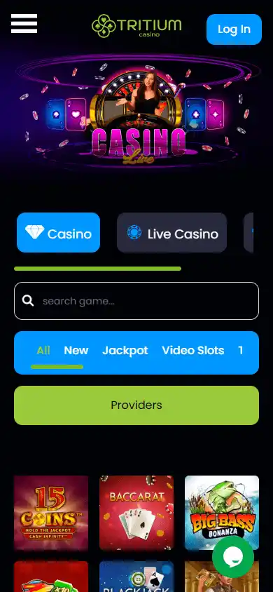 Tritium Casino screenshot 5