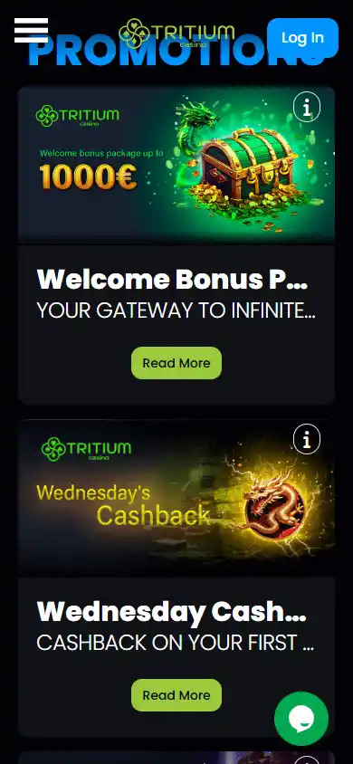 Tritium Casino screenshot 6