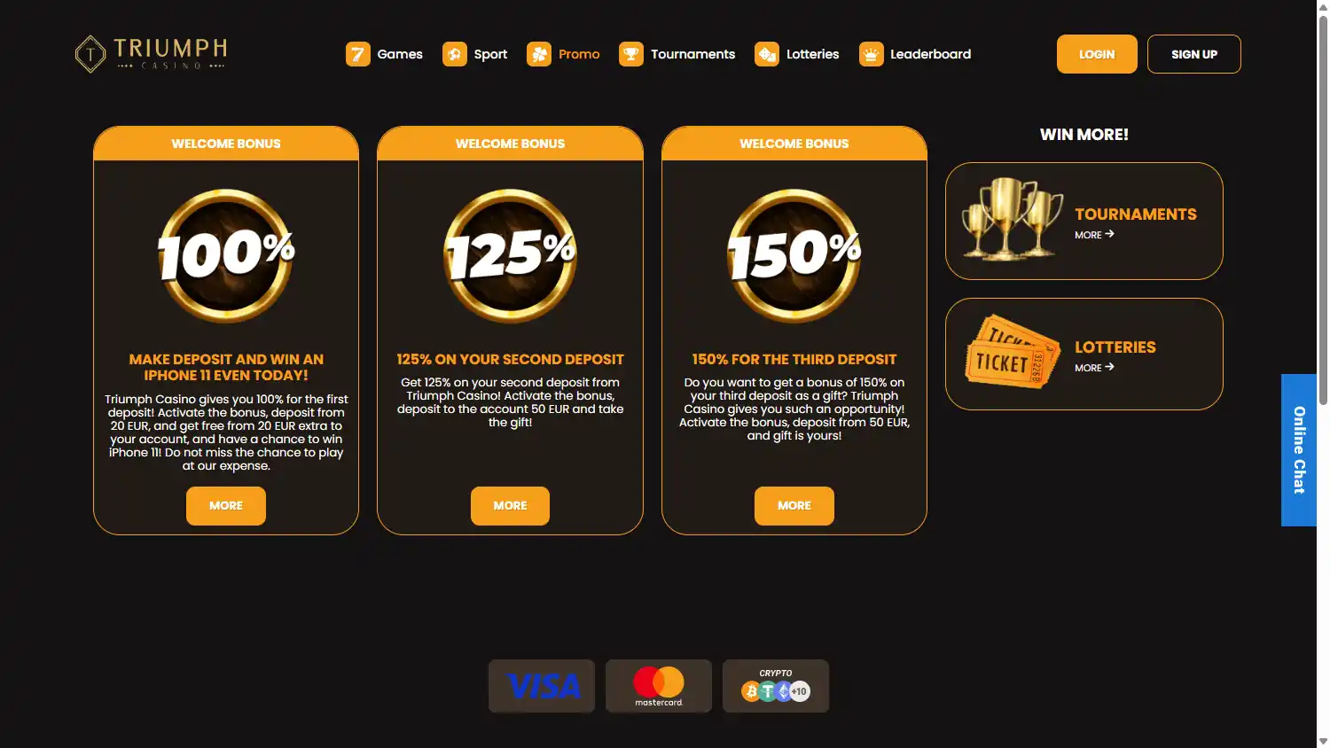 Triumph Casino screenshot 3