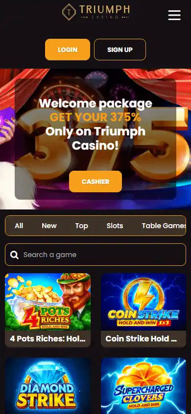Triumph Casino screenshot 4