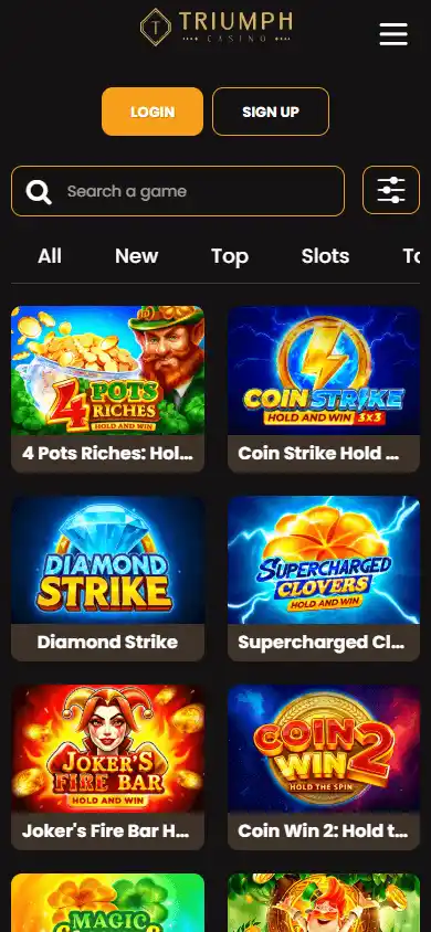 Triumph Casino screenshot 5