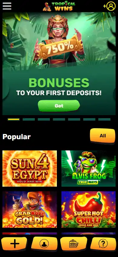 Tropical Wins Casino screenshot 4