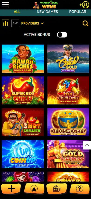 Tropical Wins Casino screenshot 5
