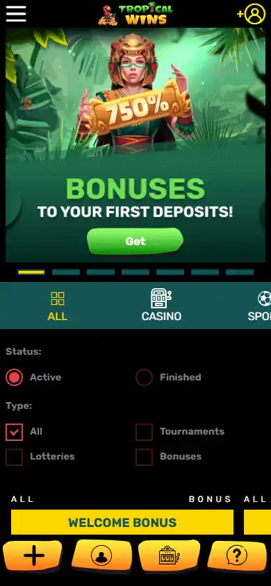 Tropical Wins Casino screenshot 6