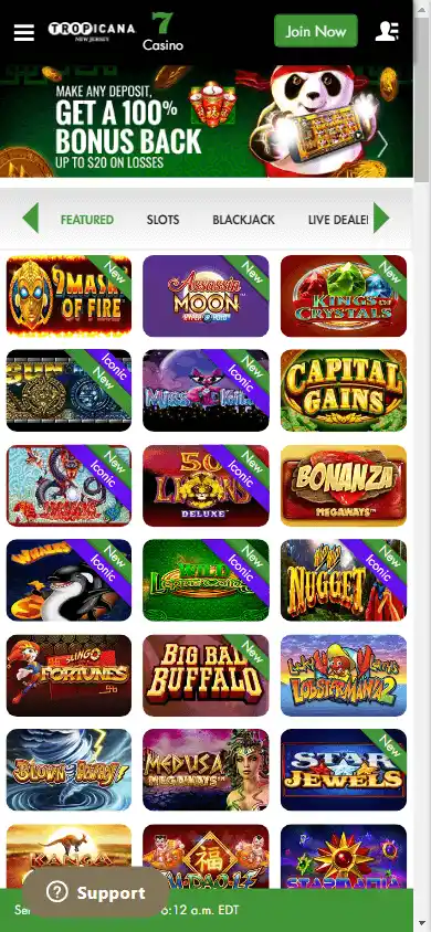 Tropicana Casino screenshot 4