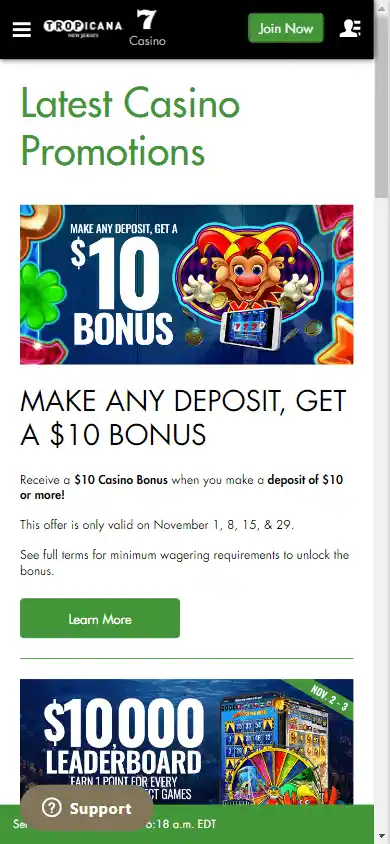 Tropicana Casino screenshot 5