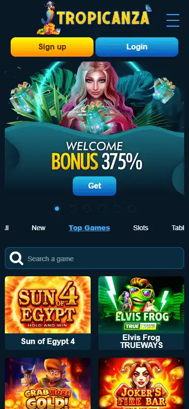 Tropicanza Casino screenshot 4
