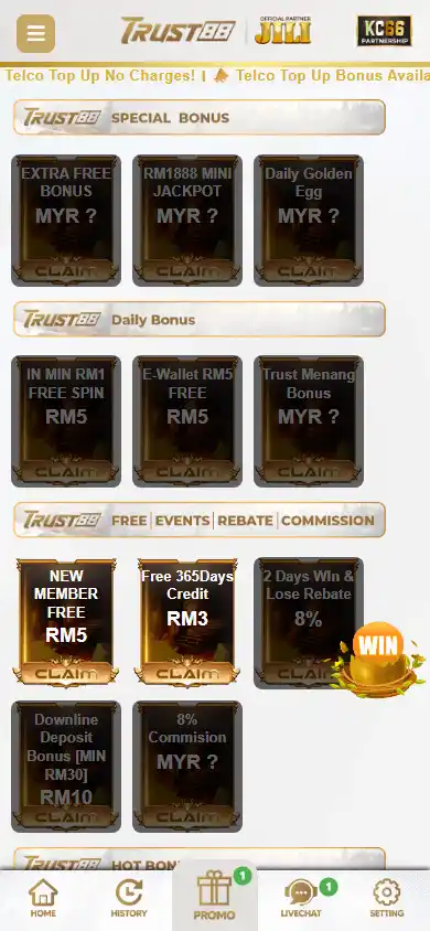 Trust88 Casino screenshot 3