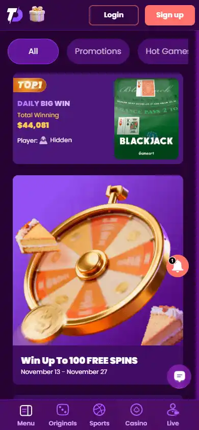 TrustDice Casino screenshot 6