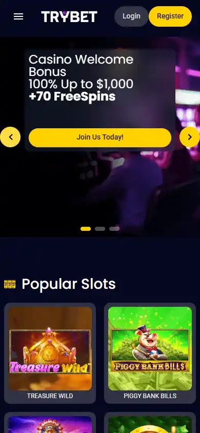 Trybet Casino screenshot 4