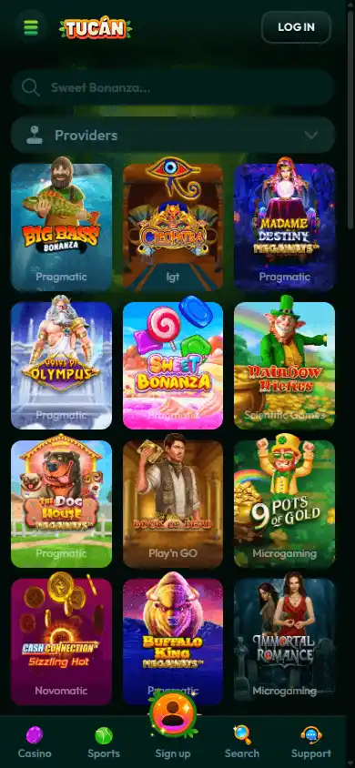 Tucan Casino screenshot 5