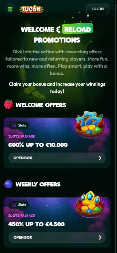 Tucan Casino screenshot 6