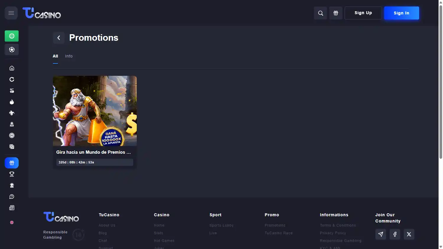 TuCasino screenshot 3