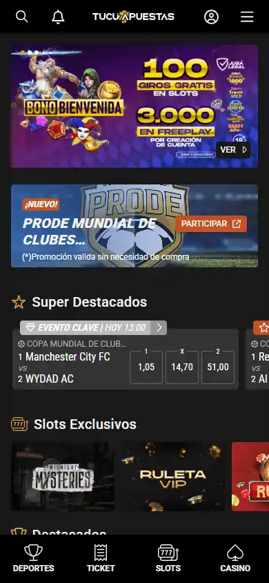 TucuApuestas Casino screenshot 4
