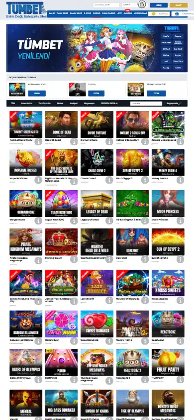 Tumbet Casino screenshot 5