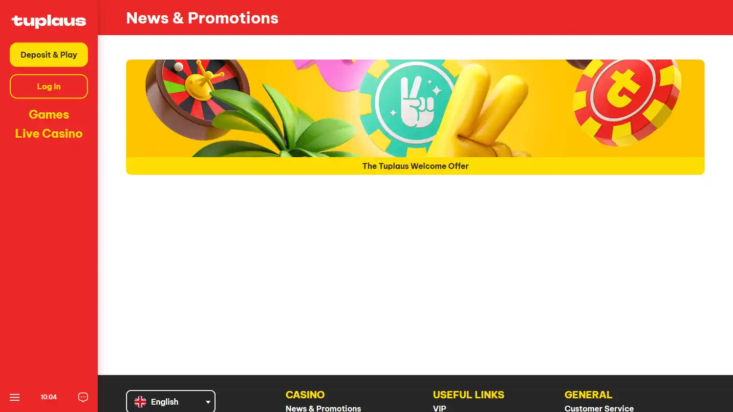 Tuplaus Casino screenshot 3