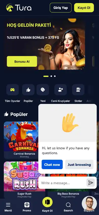 Turabet Casino screenshot 4