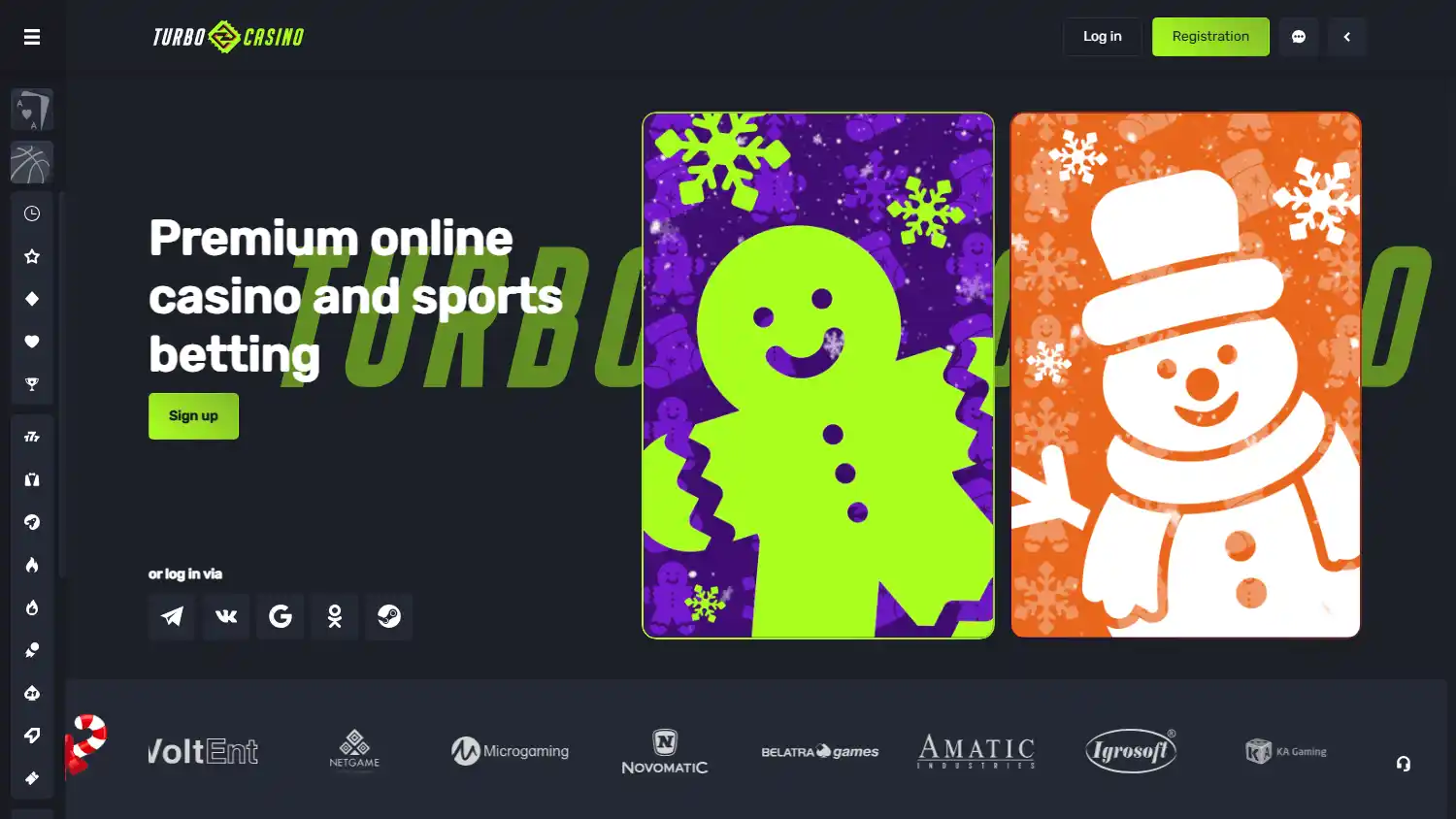 Turbo Casino screenshot 1