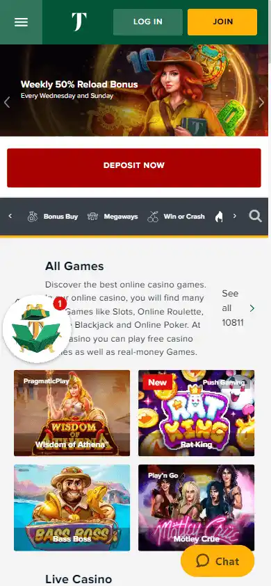 Tusk Casino screenshot 4