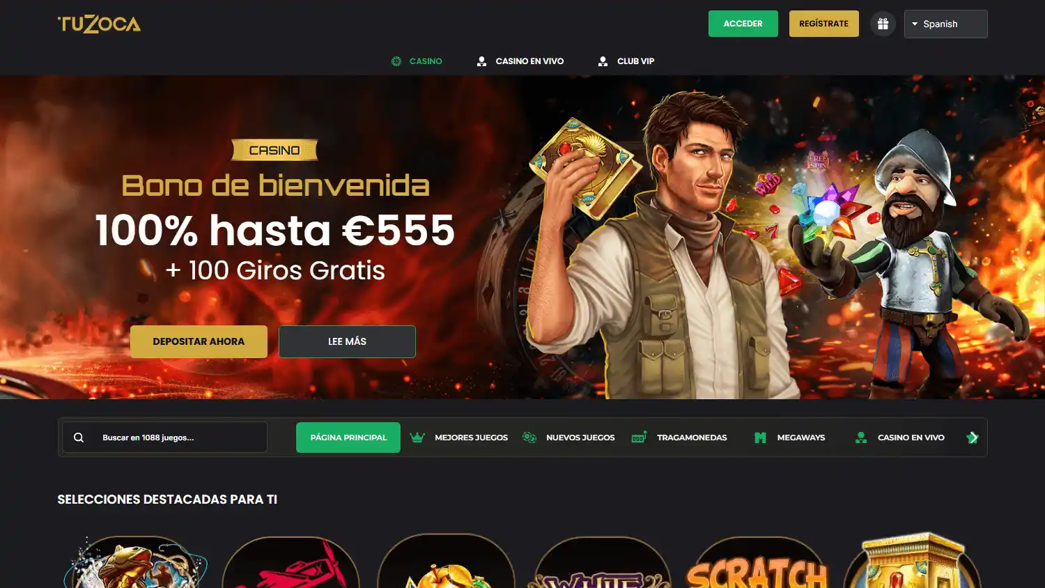 Tuzoca Casino screenshot 2