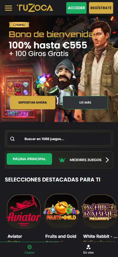 Tuzoca Casino screenshot 5