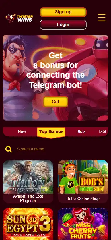 Twisterwins Casino screenshot 3