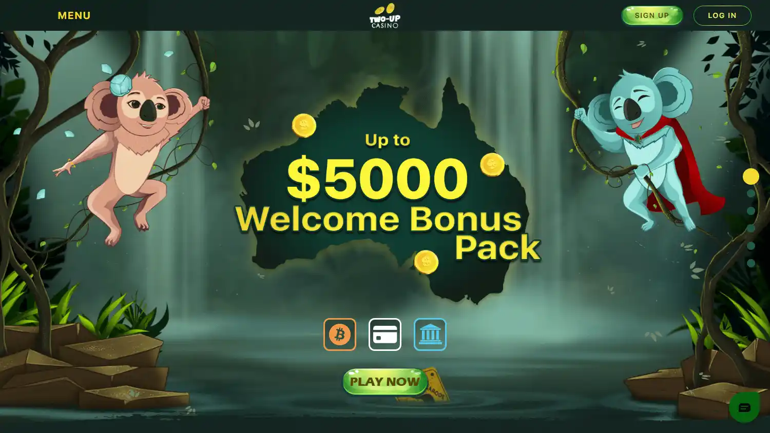 Two-Up Casino screenshot 1