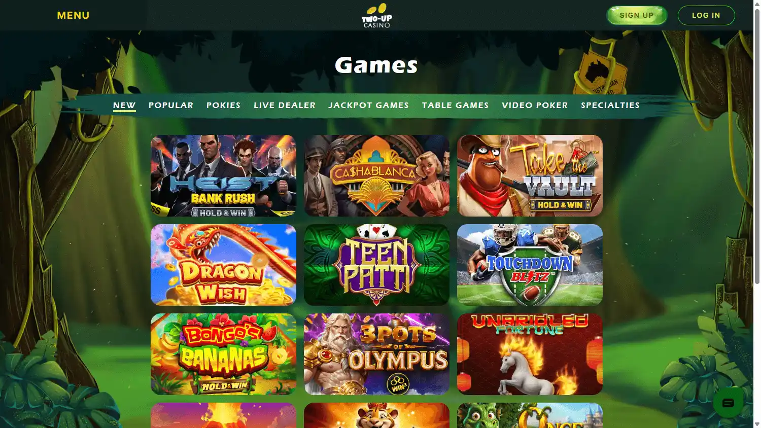 Two-Up Casino screenshot 2