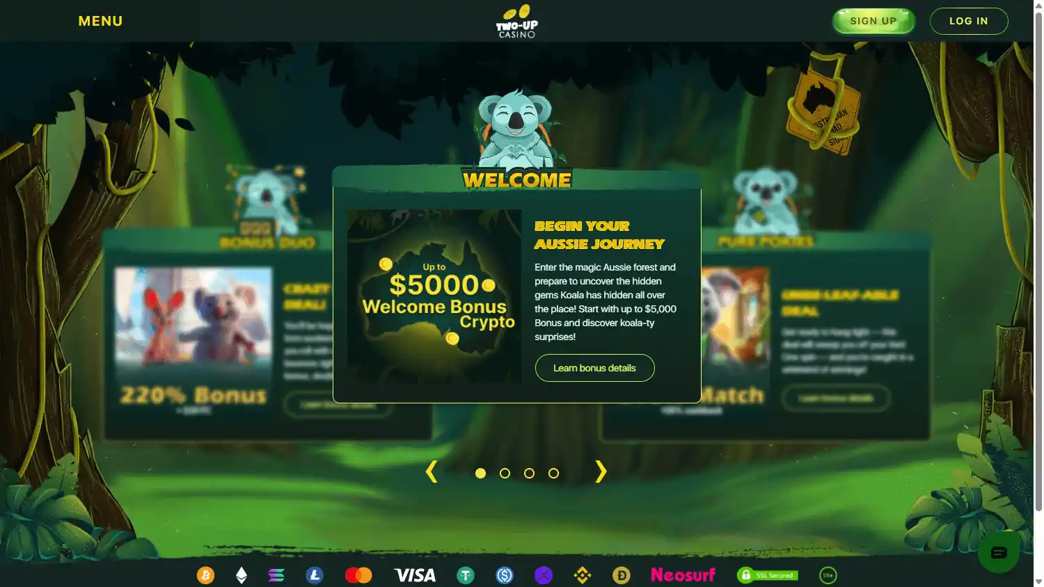 Two-Up Casino screenshot 3