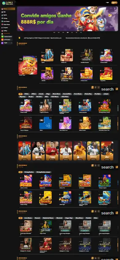 TZBET Casino screenshot 2