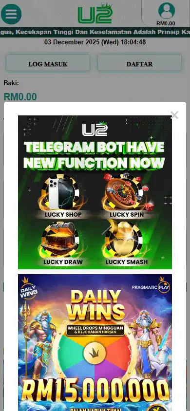 U2 Wallet Casino screenshot 3