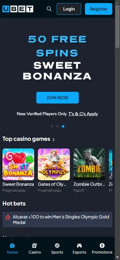 Ubet.io Casino screenshot 4