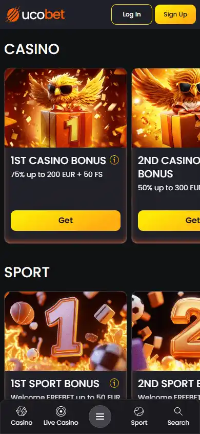 UcoBet Casino screenshot 6