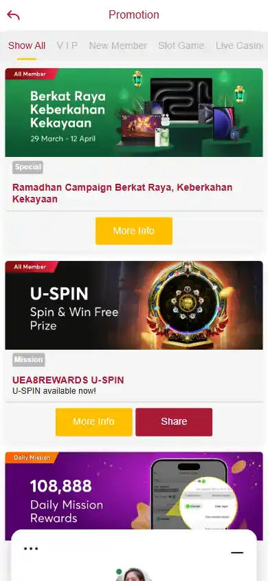 UEA8 Casino screenshot 5