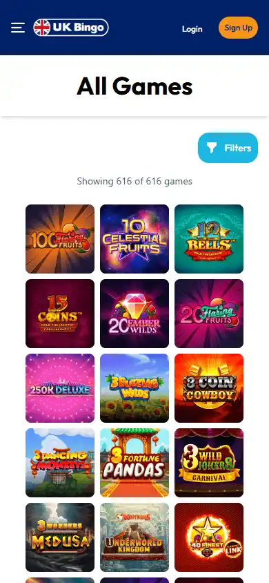 UK Bingo Casino screenshot 5