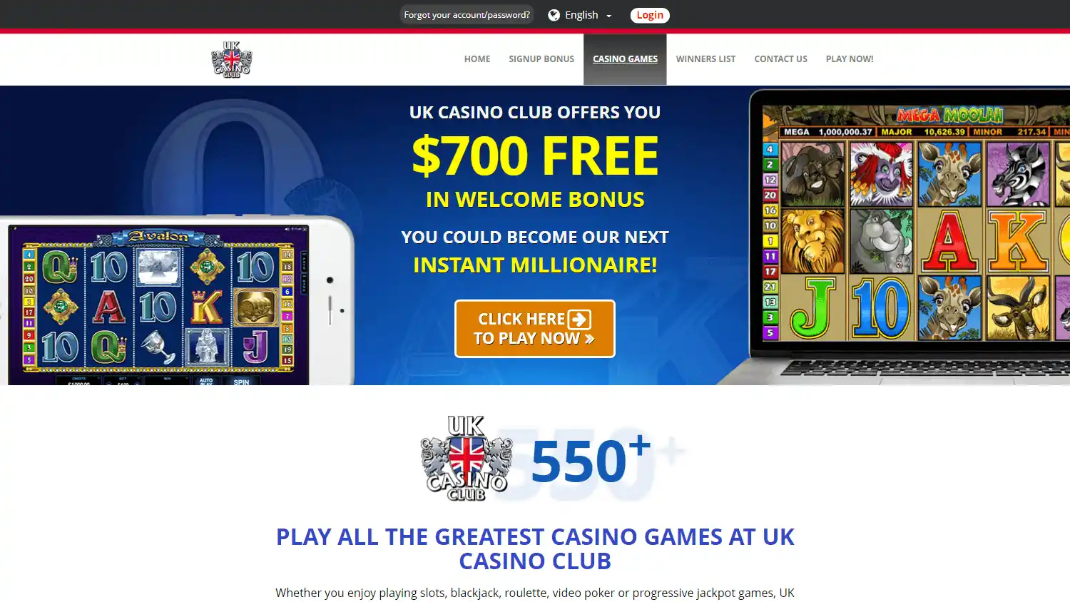 UK Casino Club UK screenshot 3