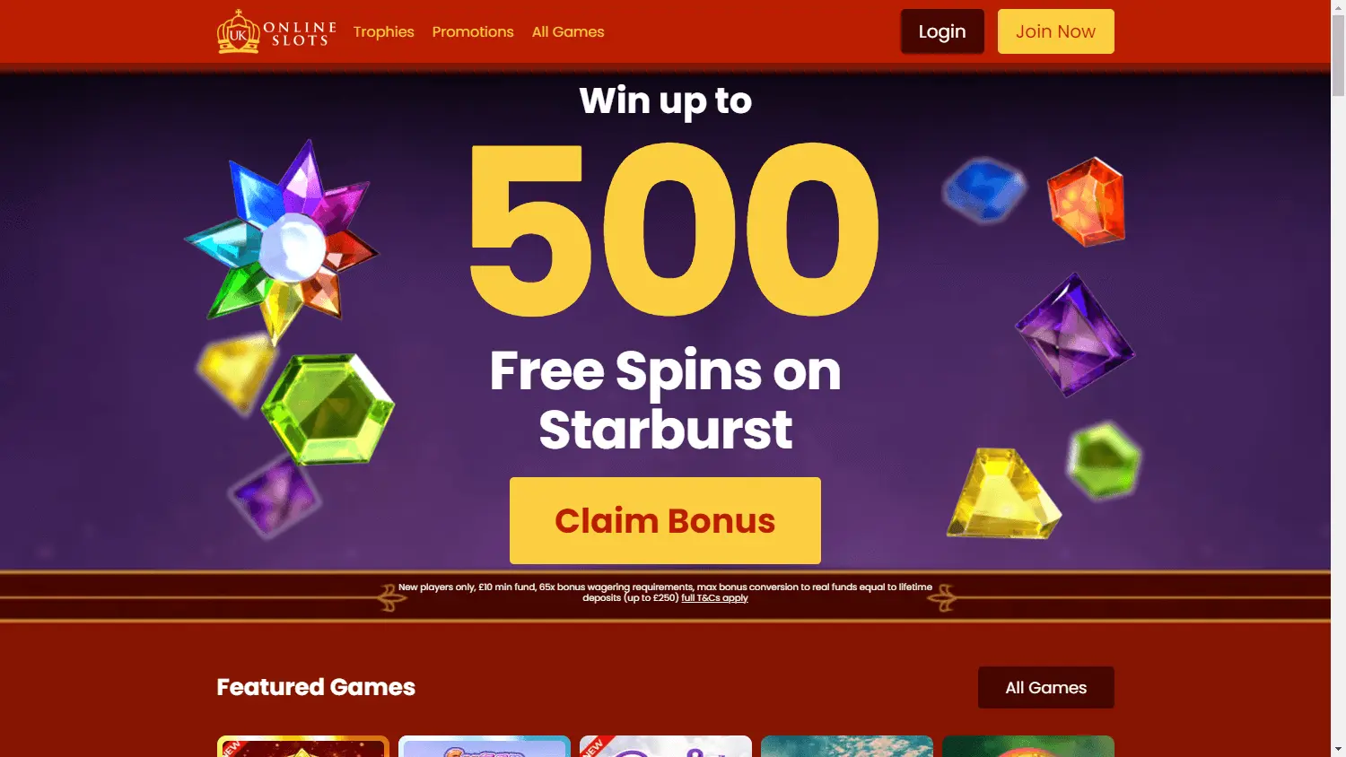 UK Online Slots Casino screenshot 1