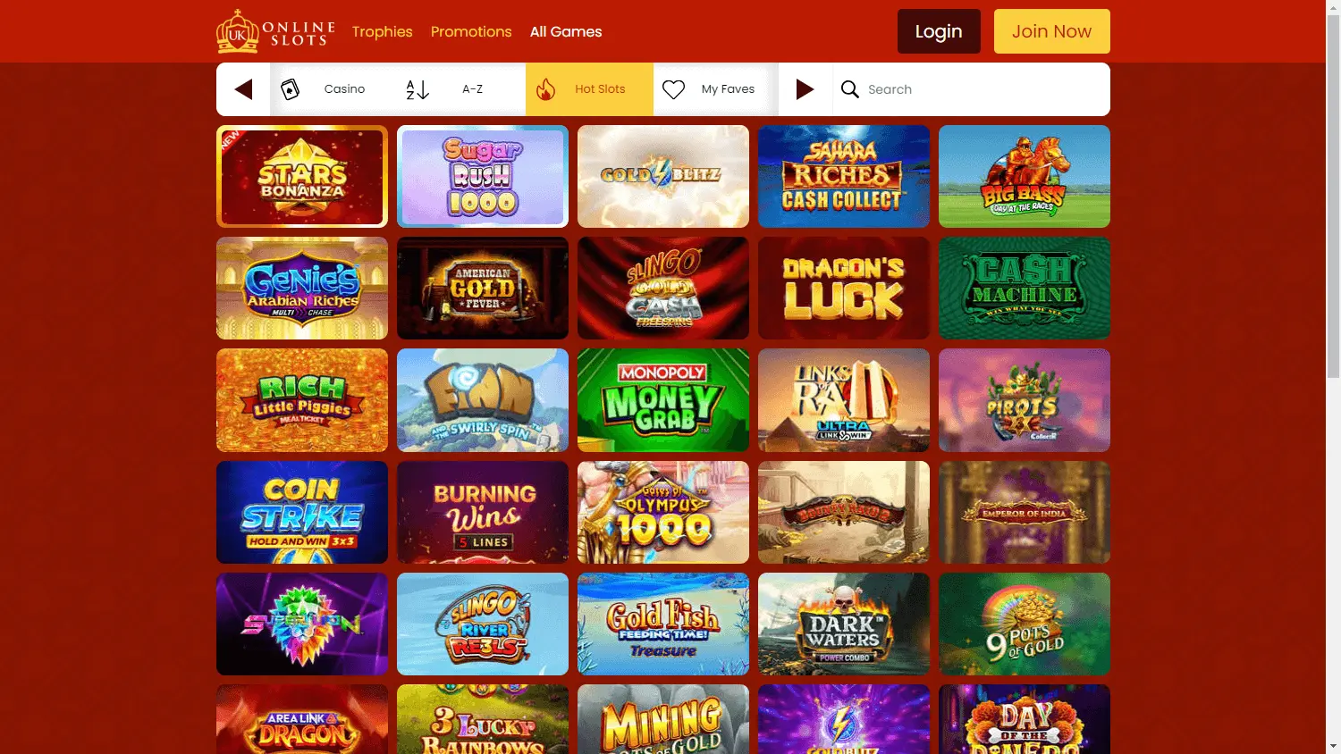UK Online Slots Casino screenshot 2