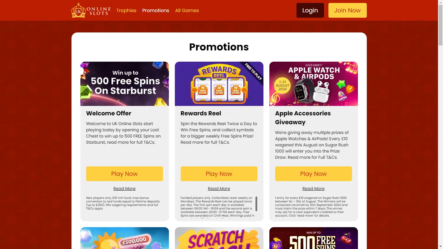UK Online Slots Casino screenshot 3