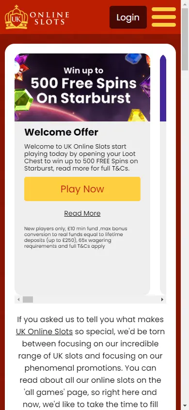 UK Online Slots Casino screenshot 6