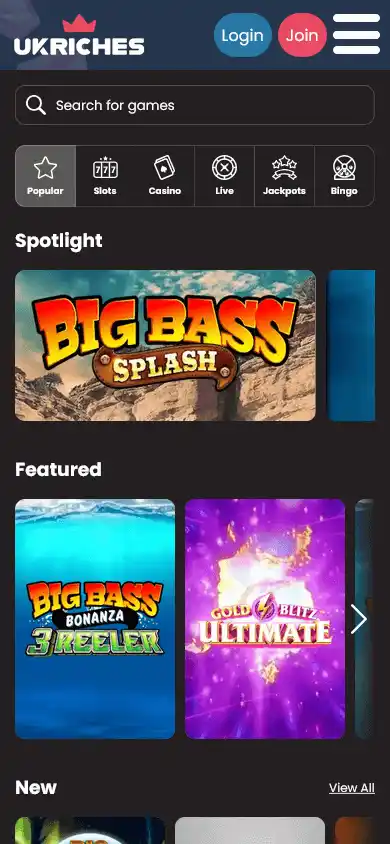 UK Riches Casino screenshot 5