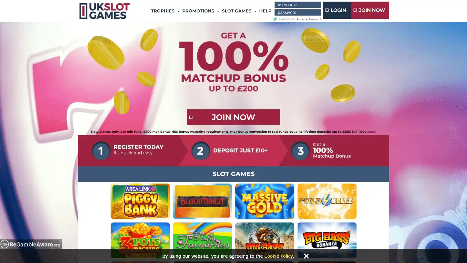 UK Slot Games Casino screenshot 1