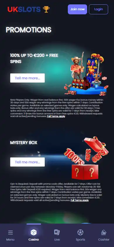 UK Slots Casino screenshot 6