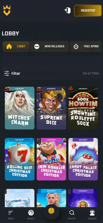 Ukrabet Casino screenshot 4