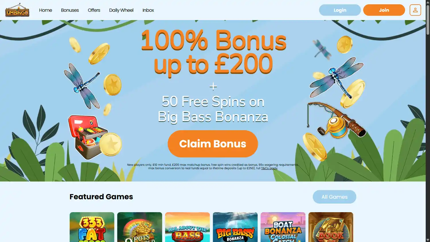 Umbingo Casino screenshot 2