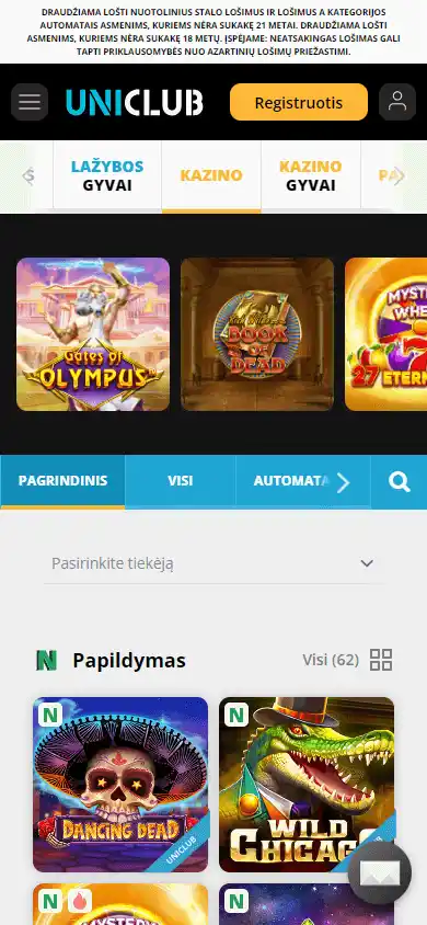 Uniclub Casino screenshot 4