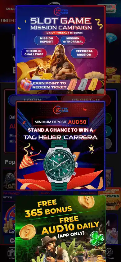 United Pokies Casino screenshot 3