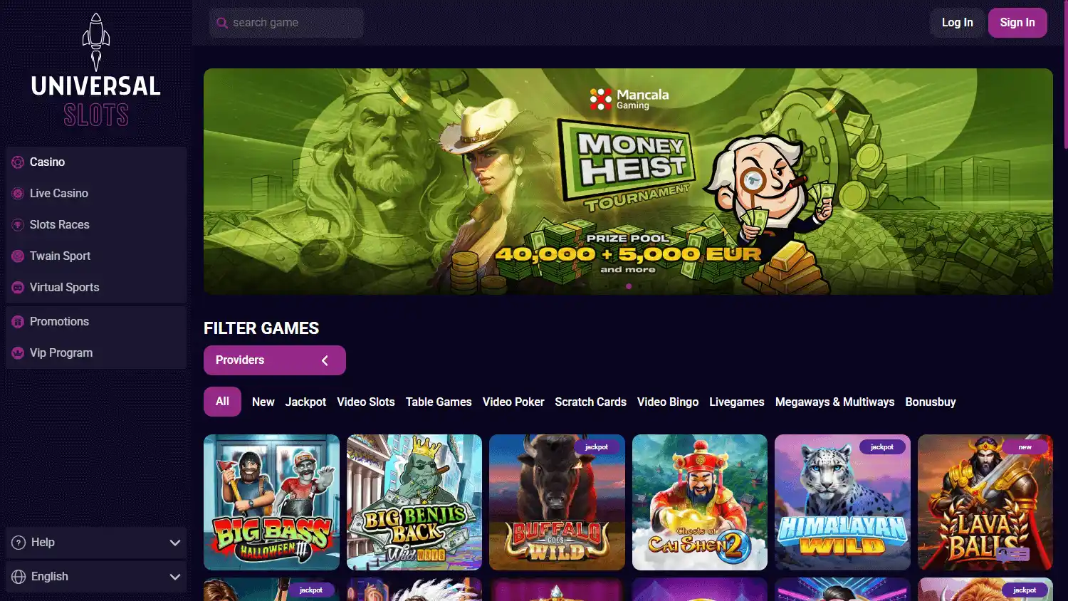 Universal Slots Casino screenshot 2