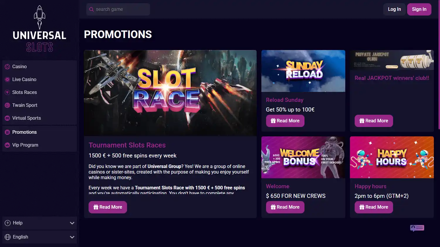 Universal Slots Casino screenshot 3